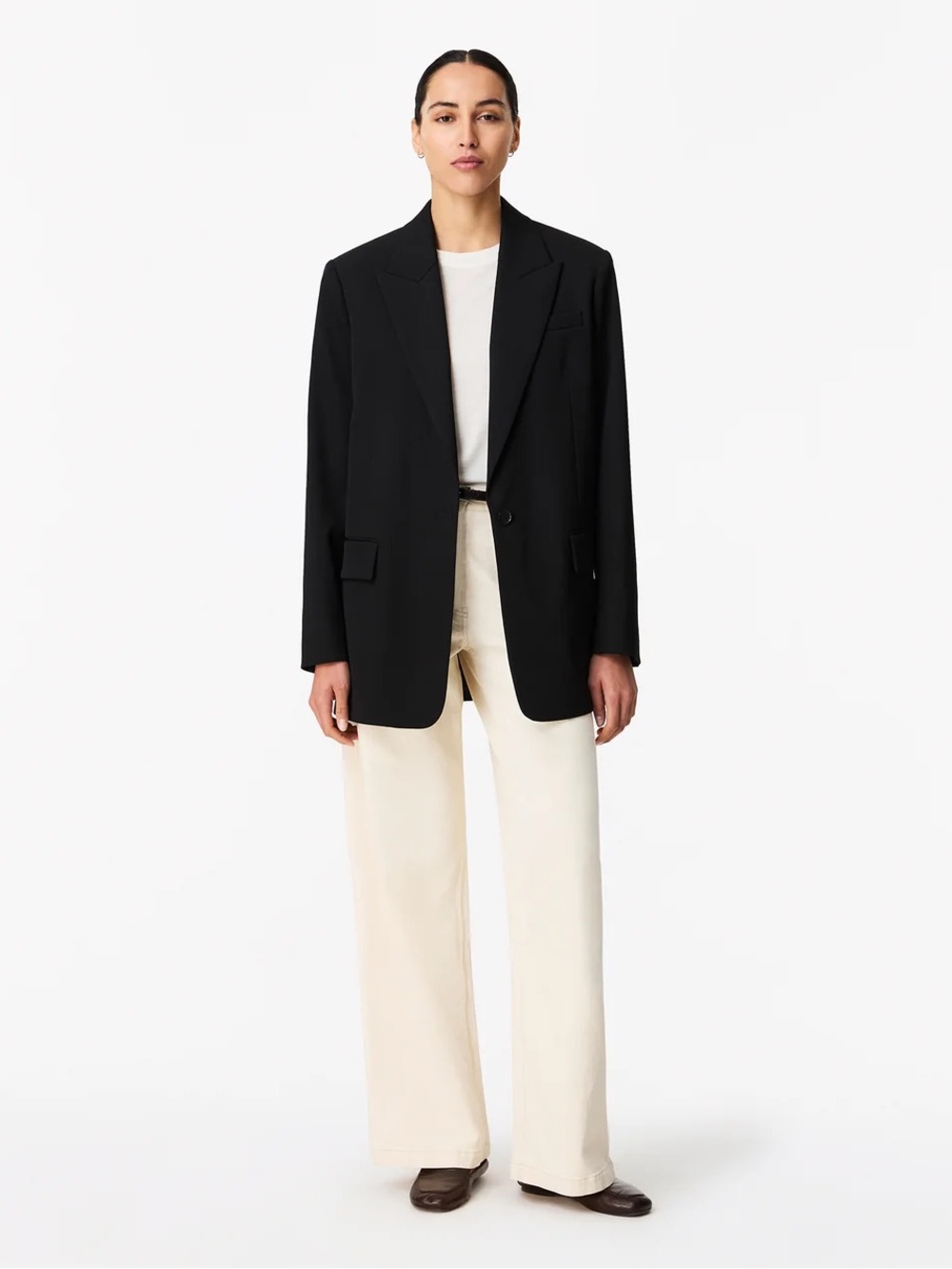 Another Tomorrow - Wool Blazer Jacket - NWT - Italian Size 44 (US Size ~8-10)